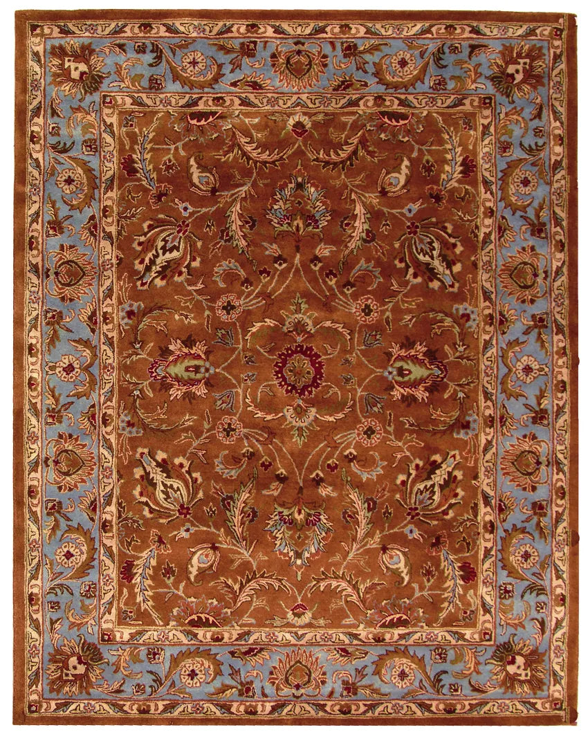 Safavieh Heritage 9'-6" x 13'-6" Rug in Brown / Blue