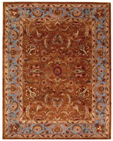 Safavieh Heritage 9'-6" x 13'-6" Rug in Brown / Blue