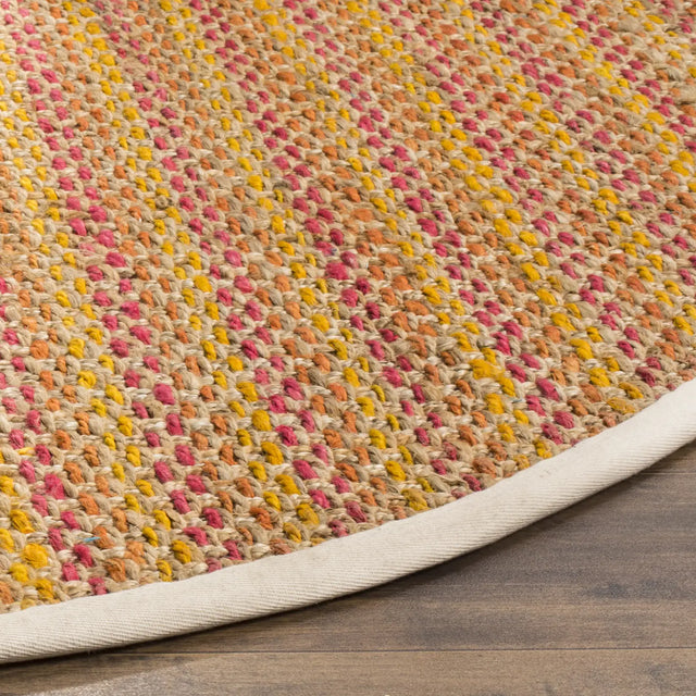 Safavieh Natural Fiber 6'-0" x 6'-0" Rug in Pink / Multi