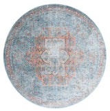Safavieh Victoria 6'-7" x 6'-7" Rug in Navy / Red