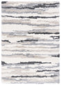 Safavieh Fontana Shag  800 4'-0" x 6'-0" Rug in Ivory / Grey