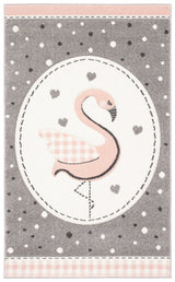 Safavieh Carousel Kids 100 3'-3" x 5'-3" Rug in Pink / Ivory