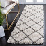 Safavieh Hudson Shag 2'-3" x 8'-0" Rug in Ivory / Grey