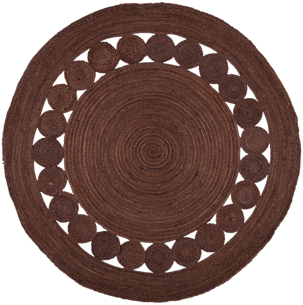 Safavieh Natural Fiber 5'-0" x 5'-0" Rug in Brown