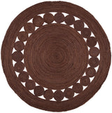 Safavieh Natural Fiber 5'-0" x 5'-0" Rug in Brown