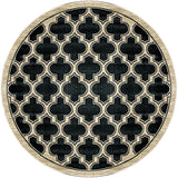 Dynamic Rugs Yazd 2816 Black Rugs - Round