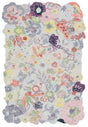 Safavieh Jardin 4'-0" x 6'-0" Rug in Green / Pink