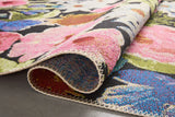 Loloi Botanical Bot-01 Black/Multi Rug - pile height