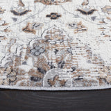 Safavieh Shivan 100 6'-7" x 6'-7" Rug in Ivory / Grey