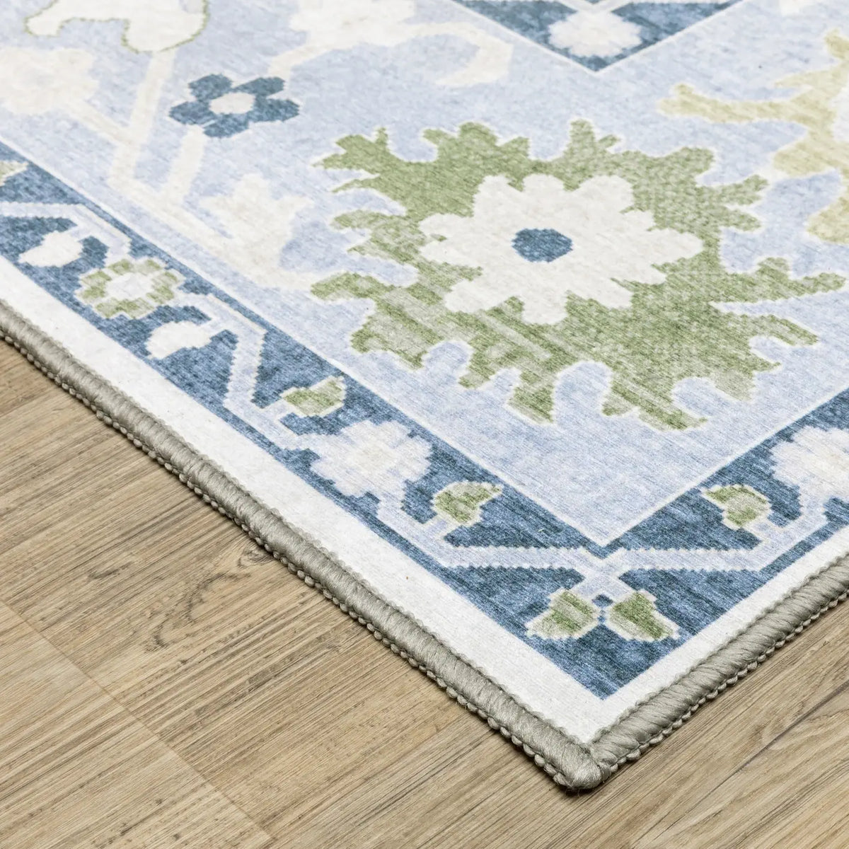 Oriental Weavers Sphinx Addison ADD05 Green Rugs - corner detail