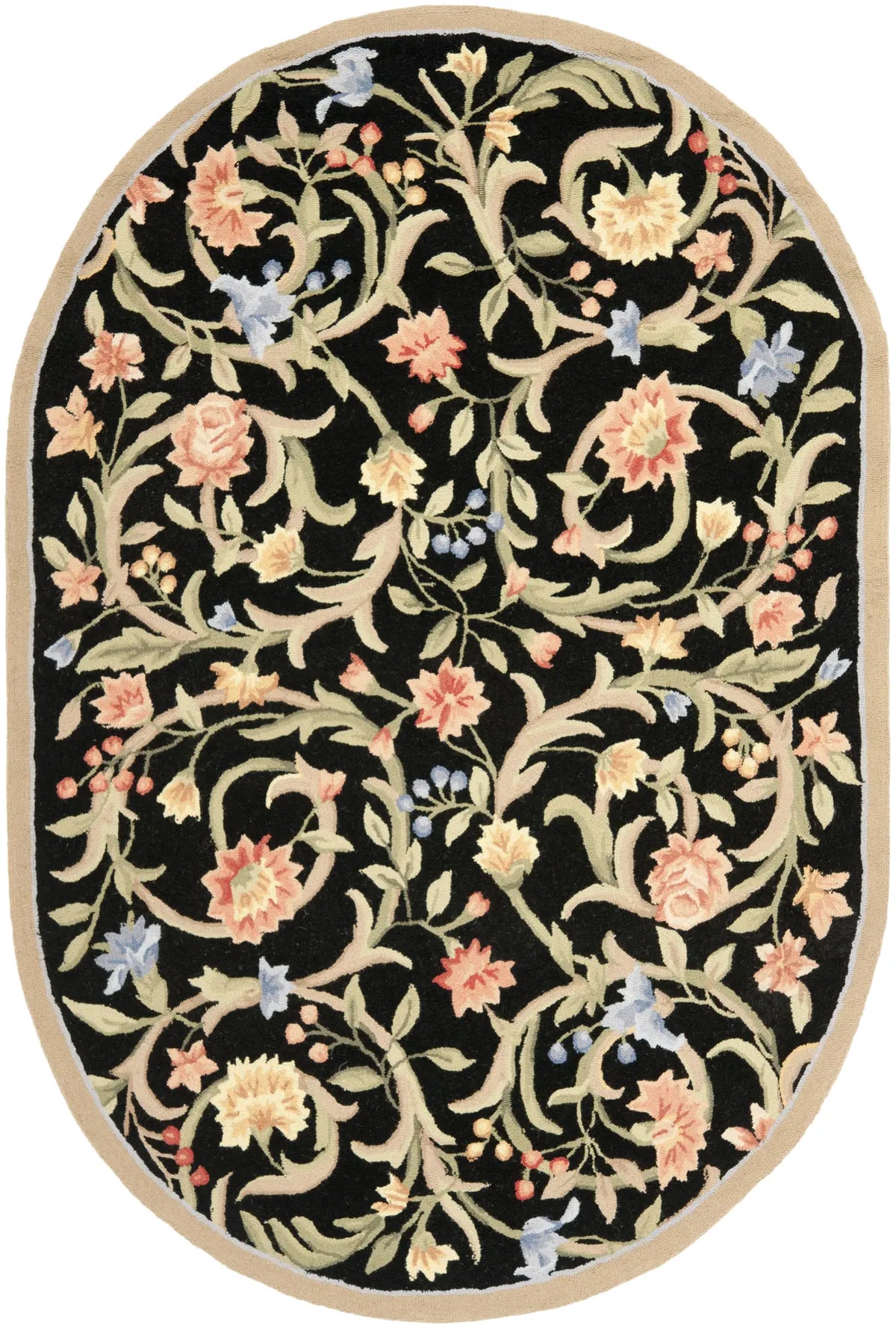 Safavieh Chelsea 4'-6" x 6'-6" Rug in Black