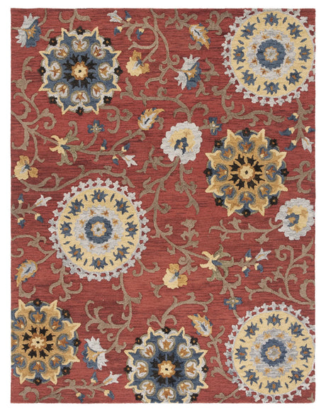 Safavieh Blossom 10'-0" x 14'-0" Rug in Red / Multi