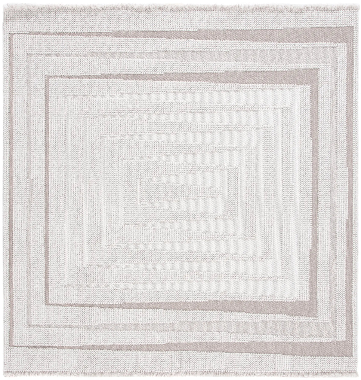 Safavieh Lotus 6'-7" x 6'-7" Rug in Ivory / Beige