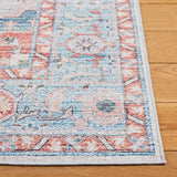 Safavieh Tucson 4'-0" x 6'-0" Rug in Turquoise / Rust