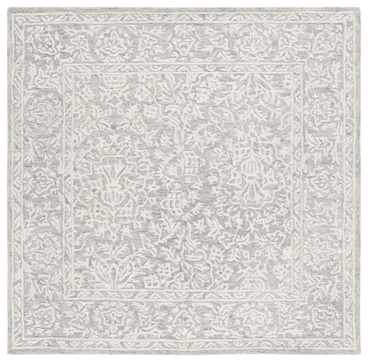 Safavieh Metro 6'-0" x 6'-0" Rug in Dark Grey / Ivory
