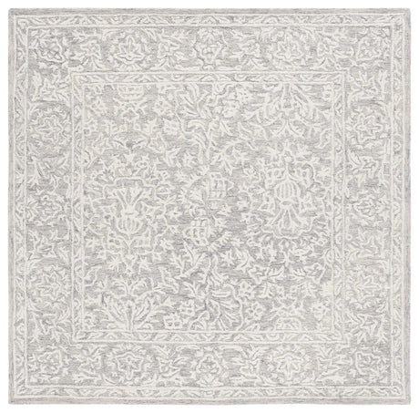 Safavieh Metro 6'-0" x 6'-0" Rug in Dark Grey / Ivory