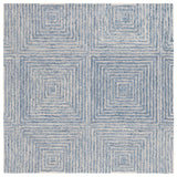 Safavieh Metro 6'-0" x 6'-0" Rug in Light Blue / Ivory