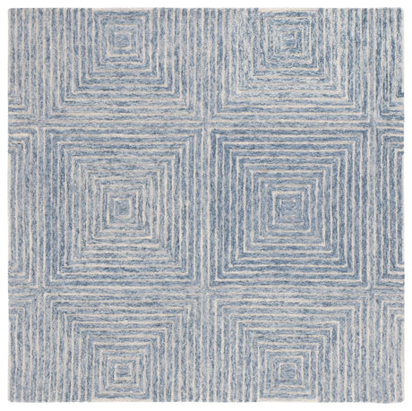Safavieh Metro 6'-0" x 6'-0" Rug in Light Blue / Ivory