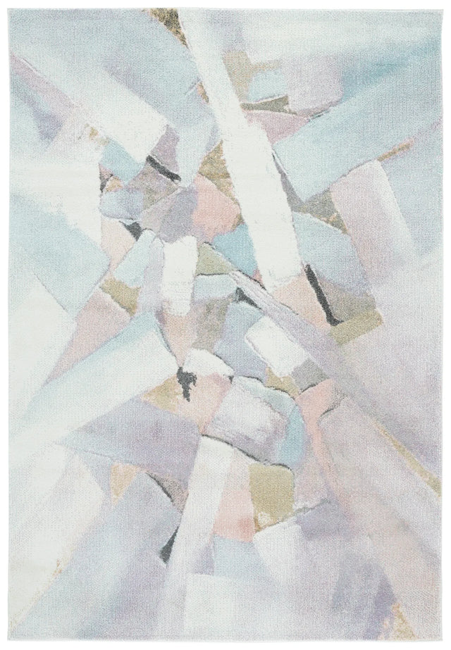 Safavieh Porcello 4'-0" x 6'-0" Rug in Blue / Pink