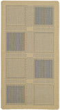 Safavieh Courtyard 2'-0" x 3'-7" Rug in Natural / Blue