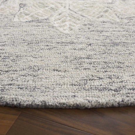 Safavieh Jardin 6'-0" x 6'-0" Rug in Grey / Ivory