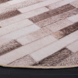 Safavieh Faux Hide 6'-0" x 6'-0" Rug in Beige / Brown