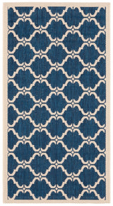 Safavieh Courtyard 2'-0" x 3'-7" Rug in Navy / Beige