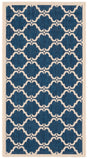 Safavieh Courtyard 2'-0" x 3'-7" Rug in Navy / Beige