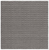 Safavieh Montauk 6'-0" x 6'-0" Rug in Ivory / Black