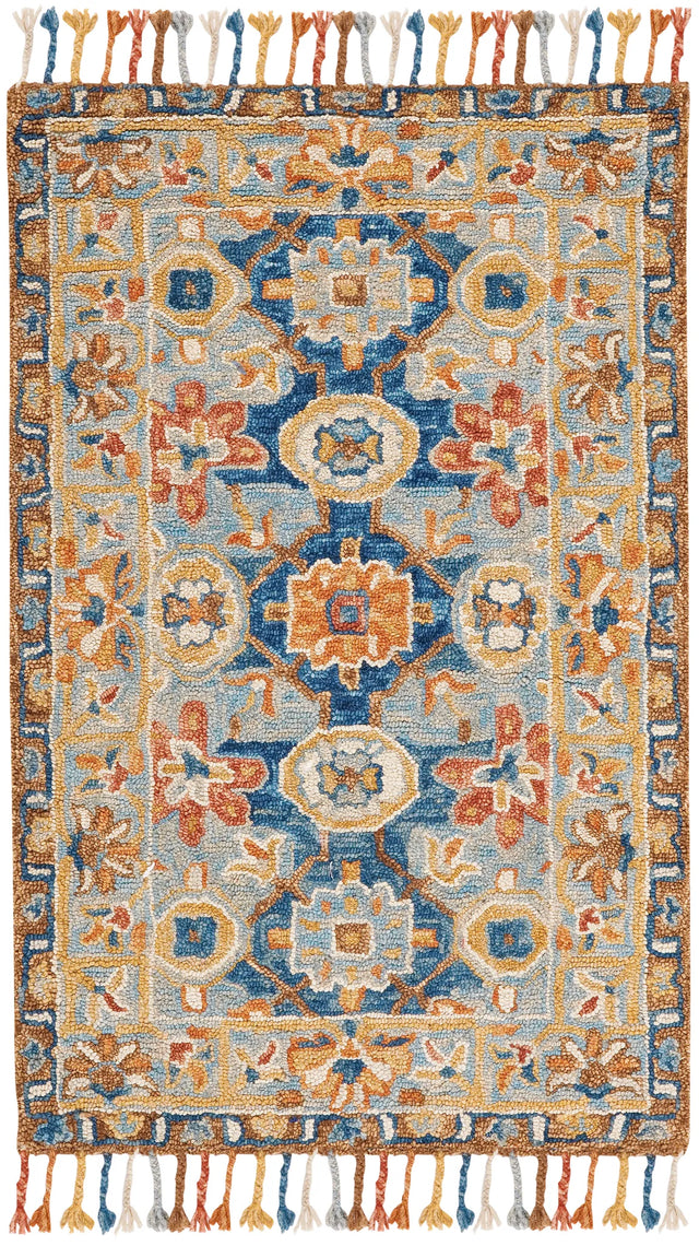 Safavieh Aspen 3'-0" x 5'-0" Rug in Grey / Navy