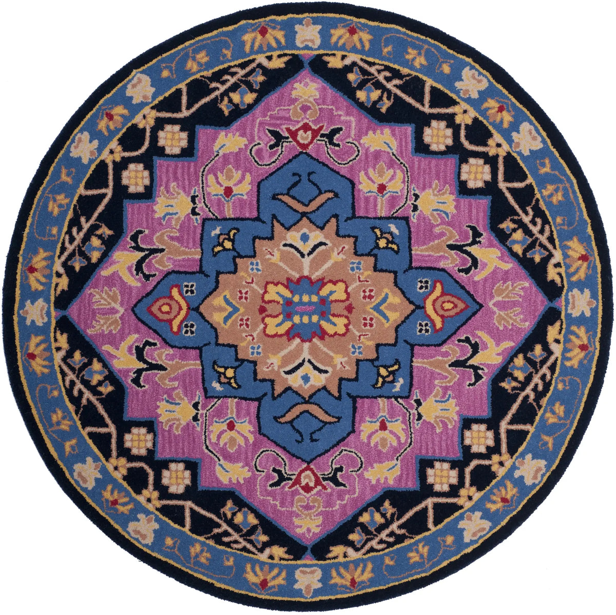 Safavieh Bellagio 5'-0" x 5'-0" Rug in Pink / Multi