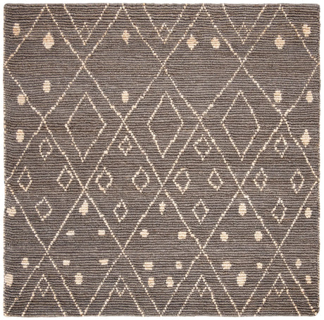 Safavieh Bohemian 6'-0" x 6'-0" Rug in Grey / White