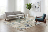 Dynamic Rugs Eclipse 63322 Cream Blue Rugs - Room