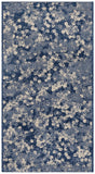 Safavieh Courtyard 2'-7" x 5'-0" Rug in Navy / Beige