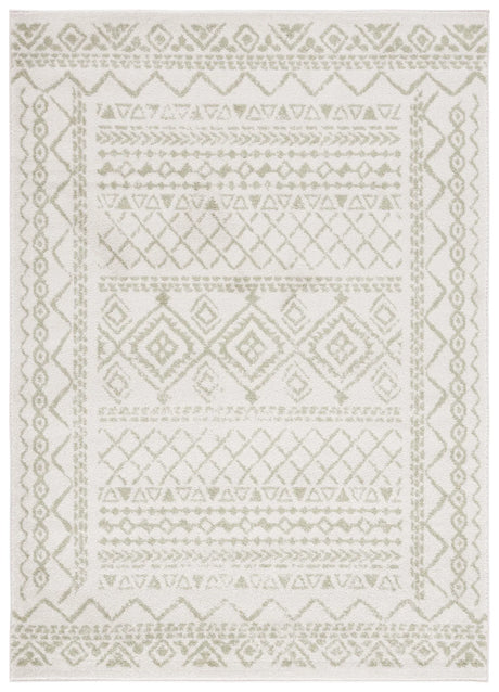 Safavieh Tulum 4'-0" x 6'-0" Rug in Ivory / Sage