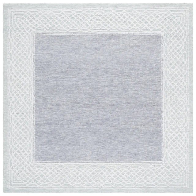 Safavieh Ebony 6'-0" x 6'-0" Rug in Grey / Ivory