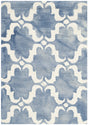 Safavieh Dip Dye 2'-0" x 3'-0" Rug in Blue / Ivory