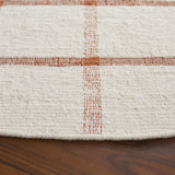 Safavieh Montauk 6'-0" x 6'-0" Rug in Ivory / Rust