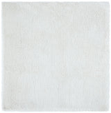 Safavieh Sg-Sbs-South Beach Shag 6'-0" x 6'-0" Rug in Snow White