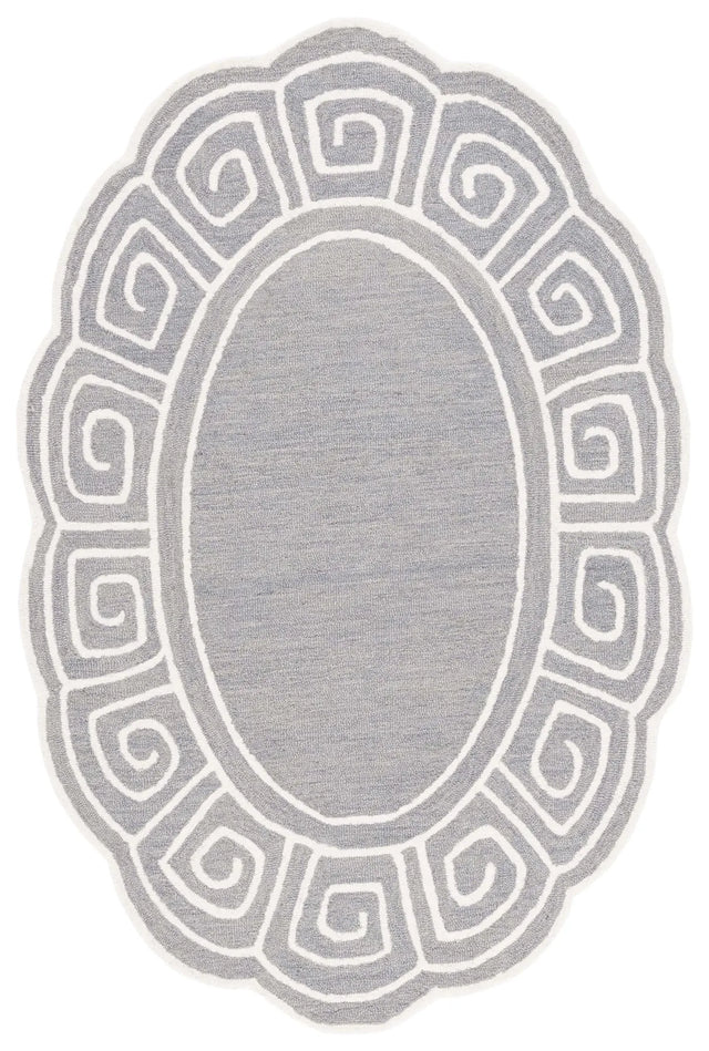 Safavieh Novelty 3'-0" x 5'-0" Rug in Grey / Ivory