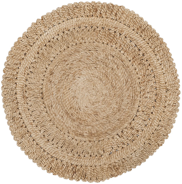 Safavieh Natural Fiber 3'-0" x 3'-0" Rug in Natural