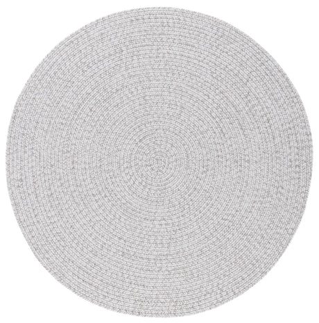 Safavieh Braided 5'-0" x 5'-0" Rug in Silver / Grey