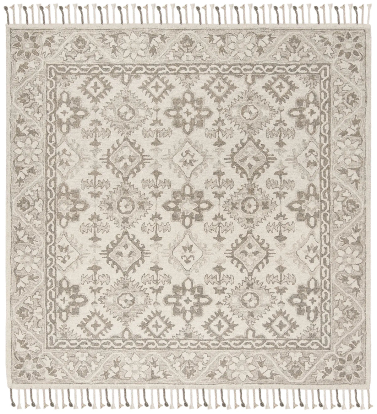 Safavieh Aspen 7'-0" x 7'-0" Rug in Light Grey / Grey