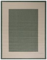 Safavieh Courtyard 10'-0" x 14'-0" Rug in Dark Green / Beige