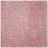 Safavieh Polar Shag 6'-7" x 6'-7" Rug in Light Pink