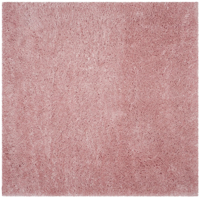 Safavieh Polar Shag 6'-7" x 6'-7" Rug in Light Pink