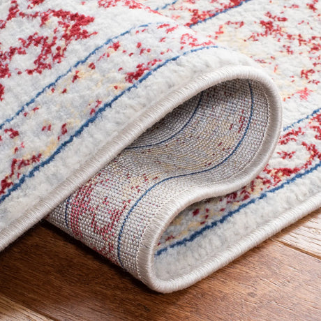 Safavieh Brentwood 4'-0" x 6'-0" Rug in Ivory / Red