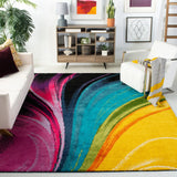 Safavieh Fiesta Shag 6'-7" x 9'-2" Rug in Multi