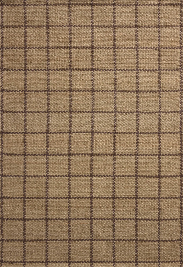 Chris Loves Julia x Loloi Fletcher FLE-01 Natural / Brown Rug - main flat