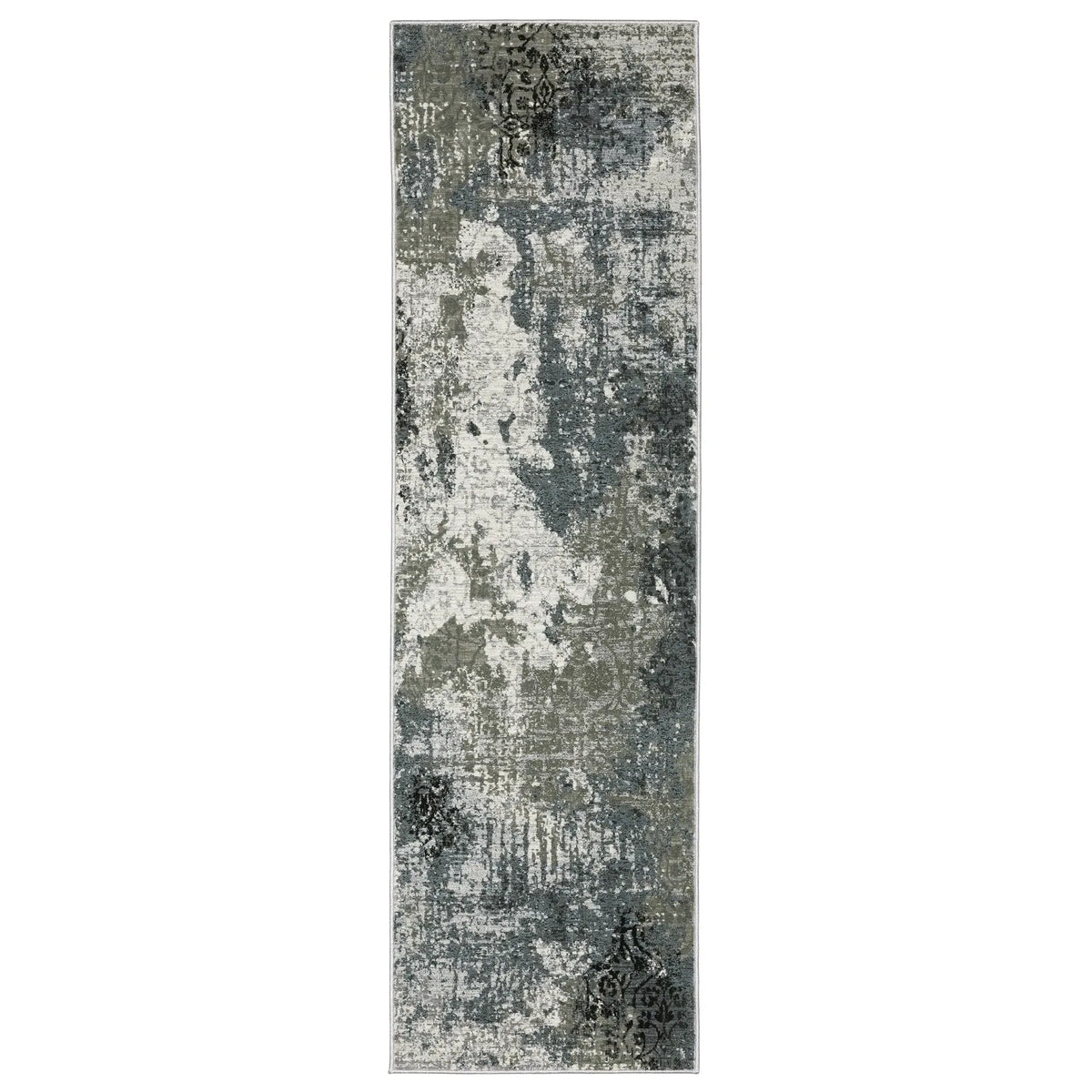 Oriental Weavers Gemini 001X2 Beige/ Blue Rug - runner